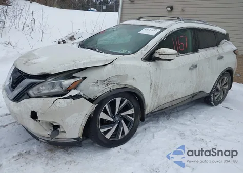 2017 Nissan Murano Platinum z USA, uszkodzony, nr VIN 5N1AZ2MH5HN127763